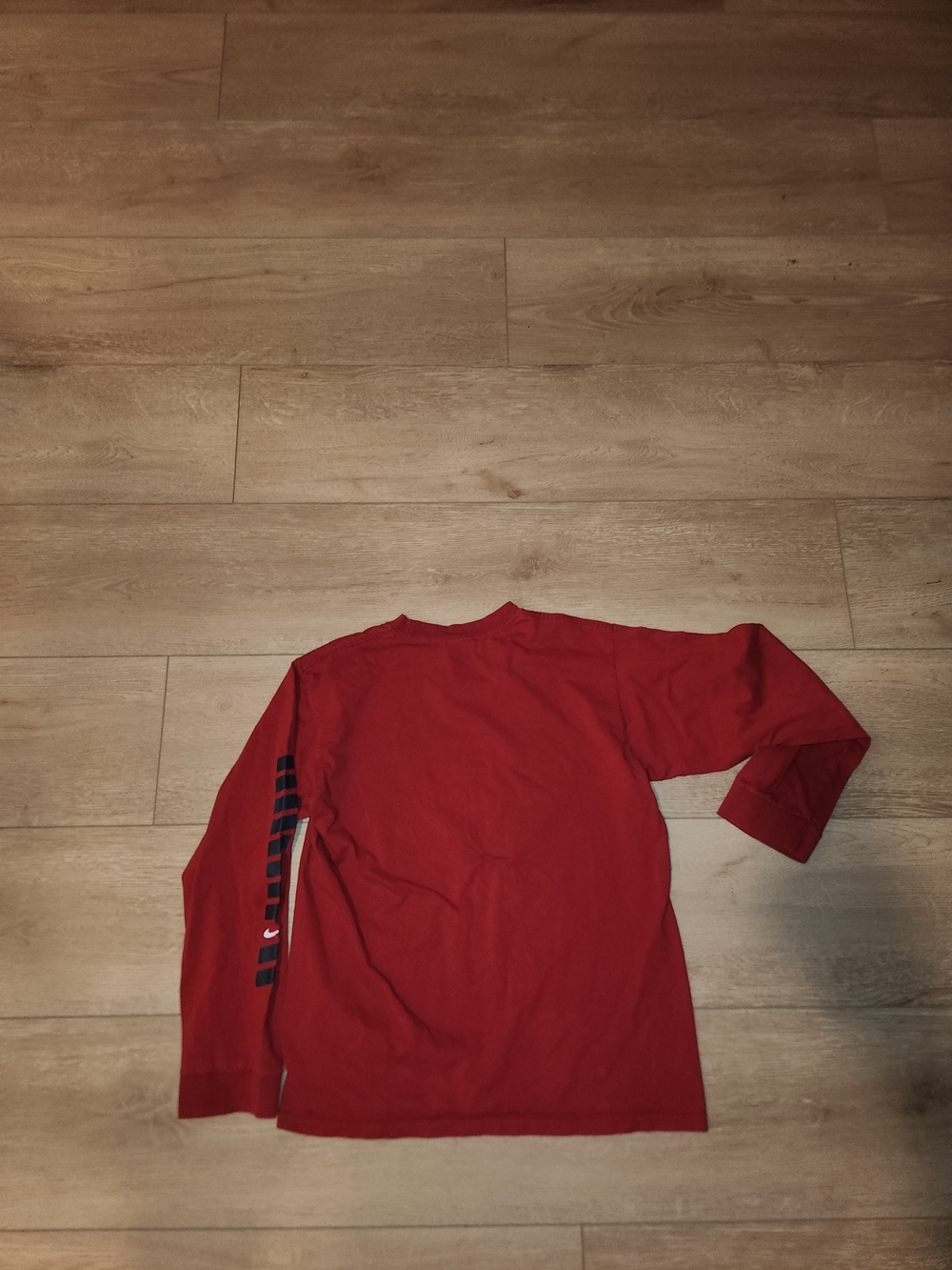 Vintage Y2K Nike Basketball Red Long Sleeve Youth Size Xtra Large Good Condition - Picture 2 of 8